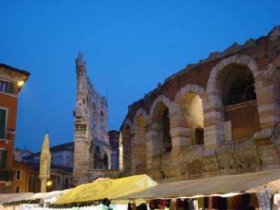 Arena de Verona, ao final da tarde