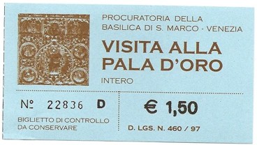 Ingresso Pala D'Oro