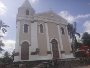 Igreja de São Pedro, na Praia de Tamandaré.