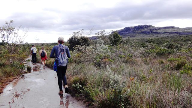 Depois das fotos da Cachoeira da Fumaça, hora de encarar os 6km da volta.