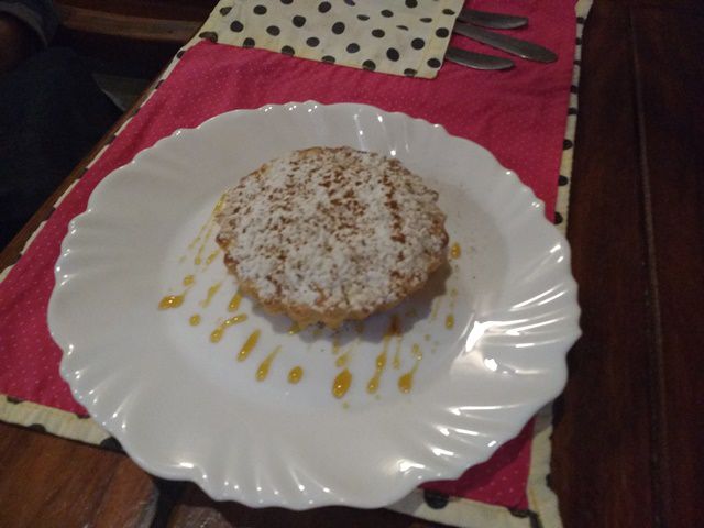 Torta de maçã da Cafeteria São Benedito, em Lençóis.