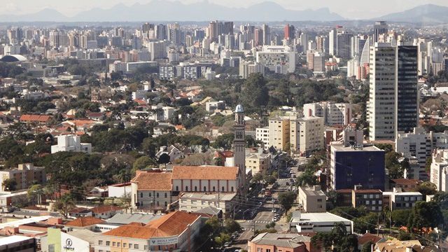 Curitiba vista da Torre Panorâmica.