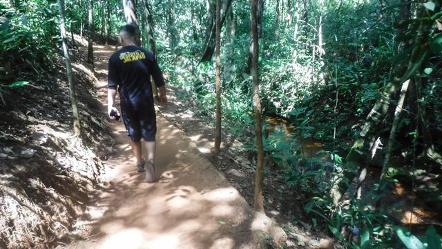 Trilha para a Cachoeira das Araras - Taquaruçu/TO