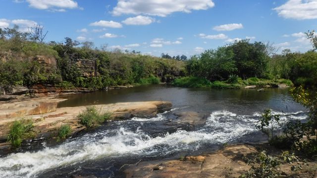 Essa correnteza acreditamos que seja a Cachoeira do Lago Grande