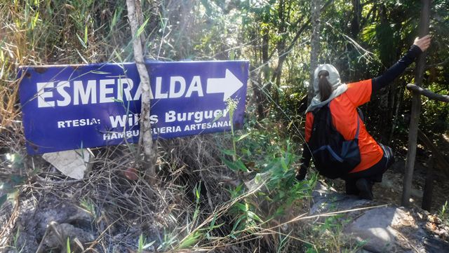 Quase chegando na Cachoeira das Esmeraldas