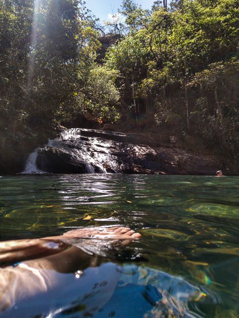 Cachoeira e Poço das Esmeraldas