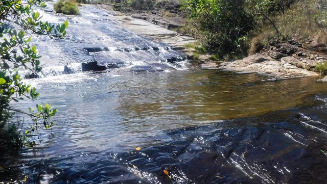 Poços para banho no Complexo Vargem Grande