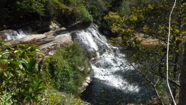 Cachoeira da Zilda vista da trilha paa a Cachoeira Guatambu