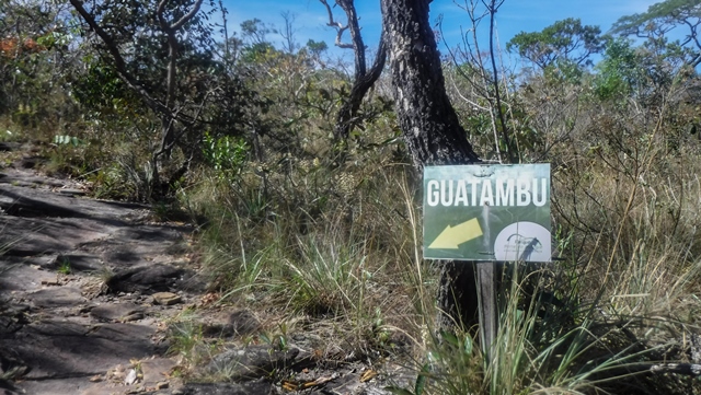 Trilha para a Cachoeira do Guatambu