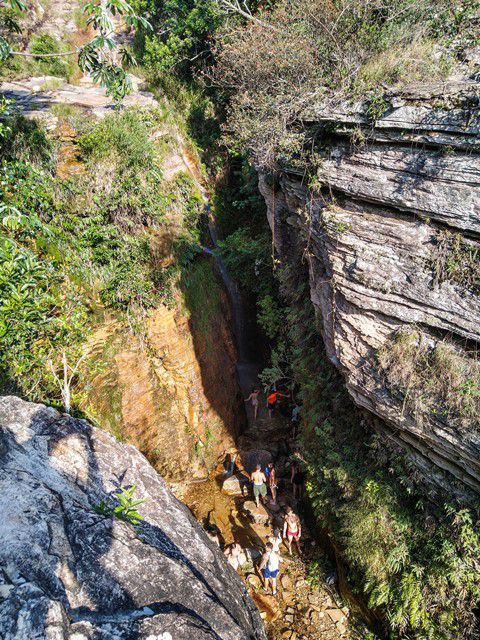 Cachoeira da Garganta vista de cima